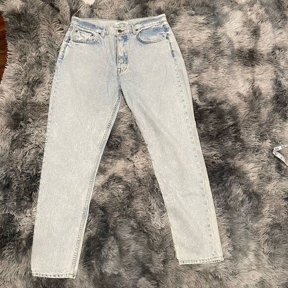 NWT! GRLFRND Karolina High Rise Acid Wash Button Fly Skinny Jean in Never Again - Picture 7 of 12